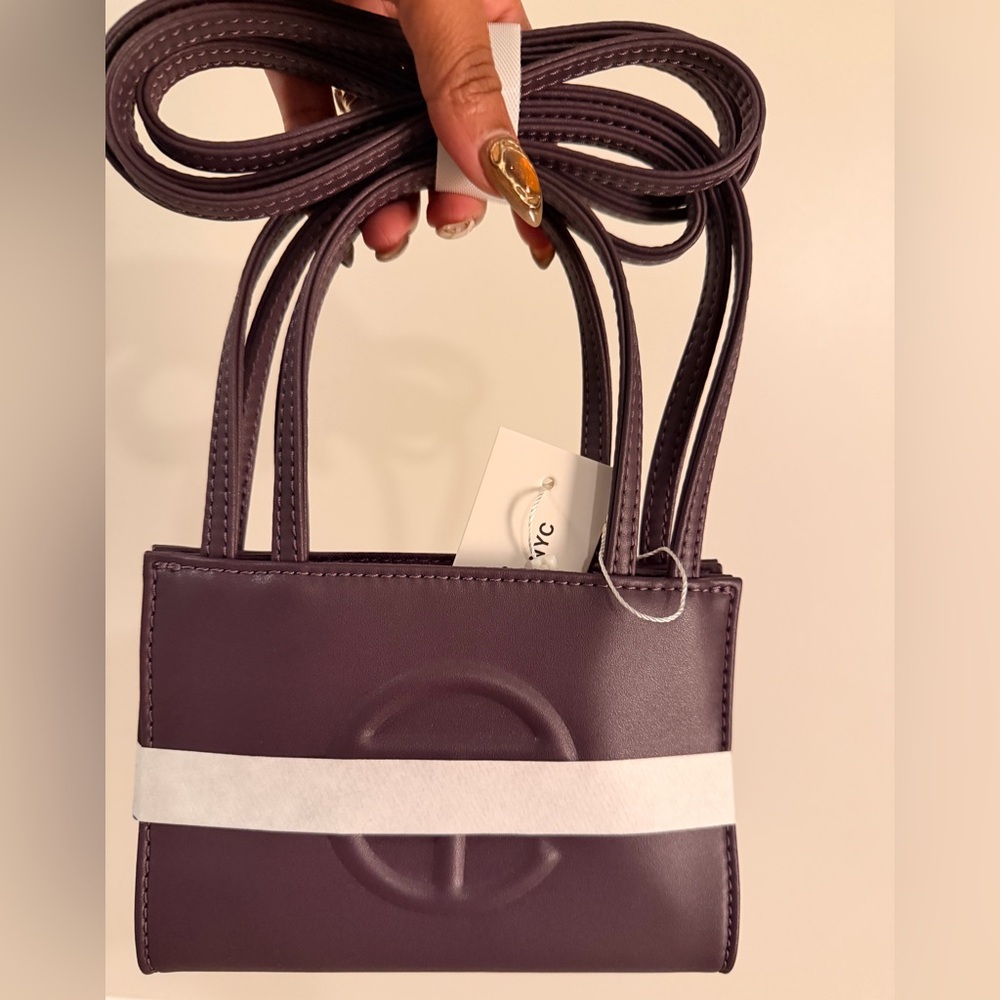 Telfar Eggplant Mini Bag